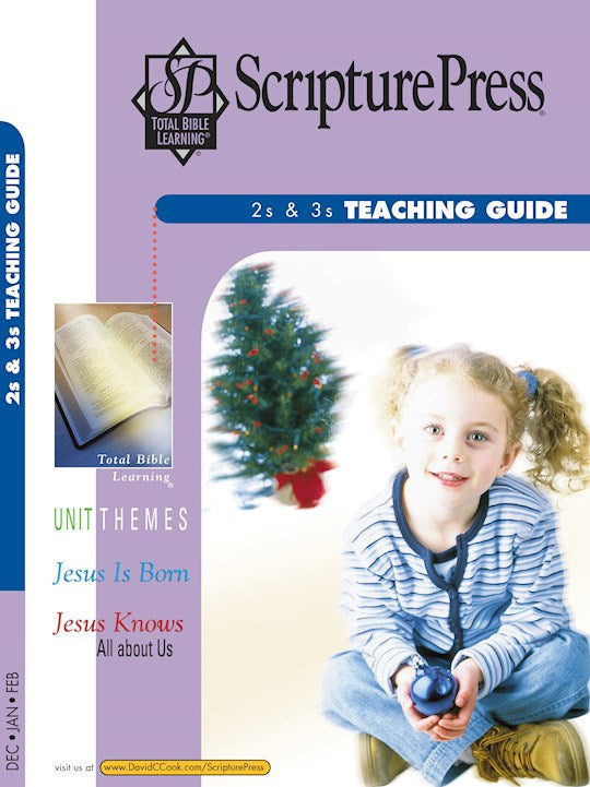 Scripture Press Winter 2025-2026: 2s &amp; 3s Teaching Guide (