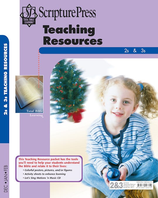 Scripture Press Winter 2025-2026: 2s &amp; 3s Teaching Resources (