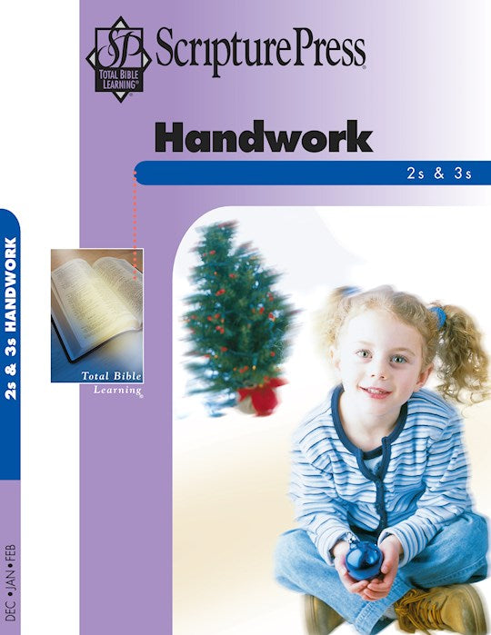 Scripture Press Winter 2025-2026: 2s &amp; 3s Handwork (Craft Book) (