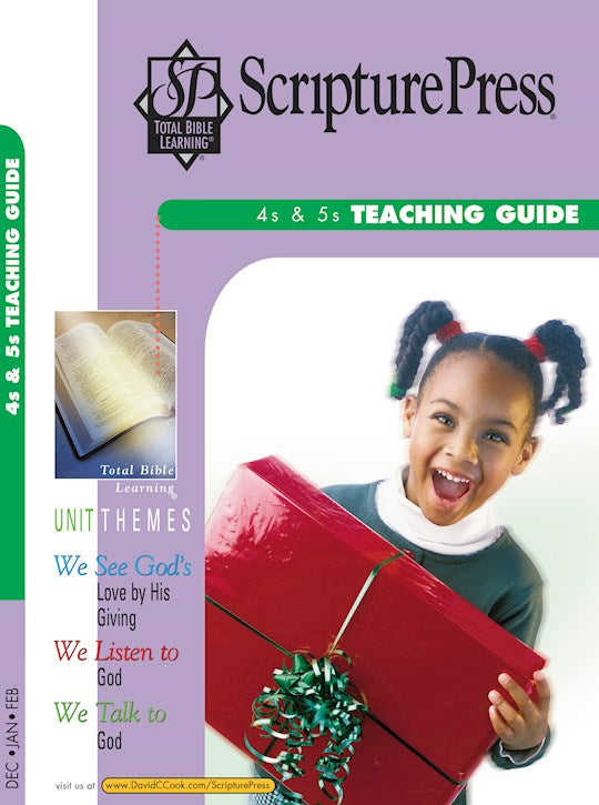 Scripture Press Winter 2025-2026: 4s &amp; 5s Teaching Guide (