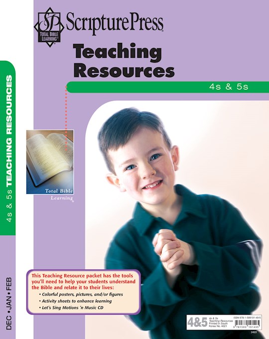Scripture Press Winter 2025-2026: 4s &amp; 5s Teaching Resources (