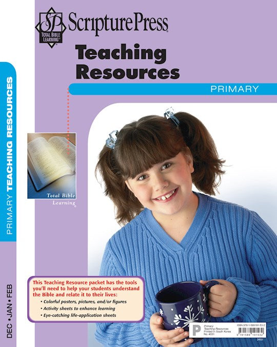 Scripture Press Winter 2025-2026: Primary Teaching Resources (