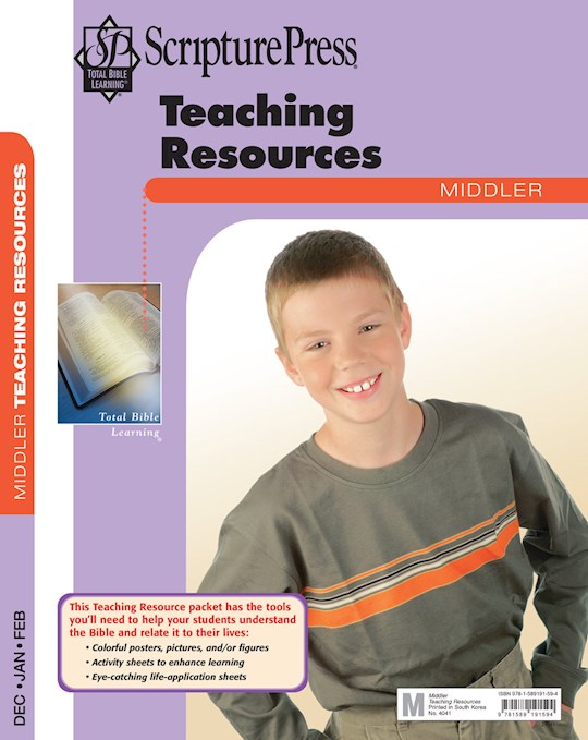 Scripture Press Winter 2025-2026: Middler Teaching Resources (