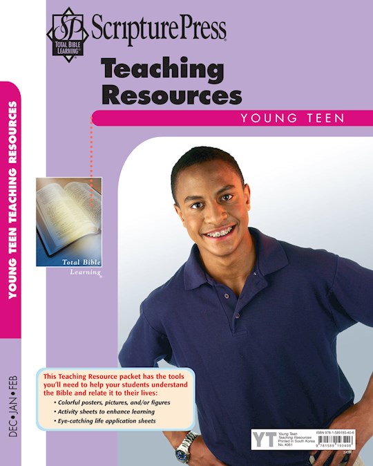Scripture Press Winter 2025-2026: Young Teen Teaching Resources (