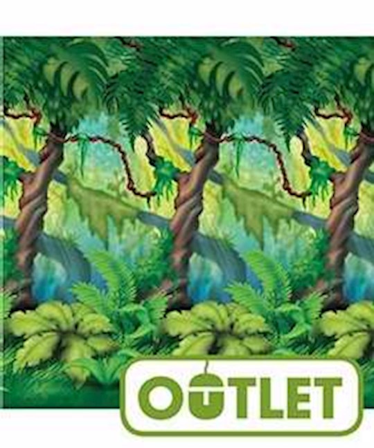 VBS-Jungle Trees Plastic Backdrop (4&
