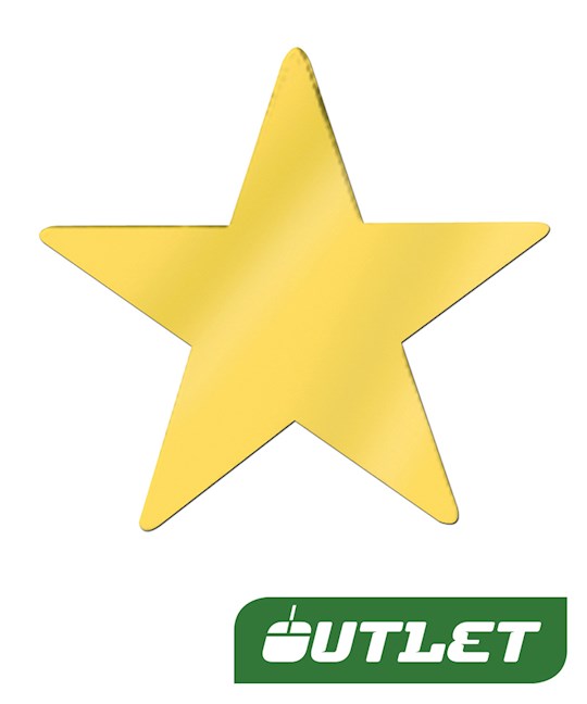 VBS-Jumbo Gold Coil Star (20")