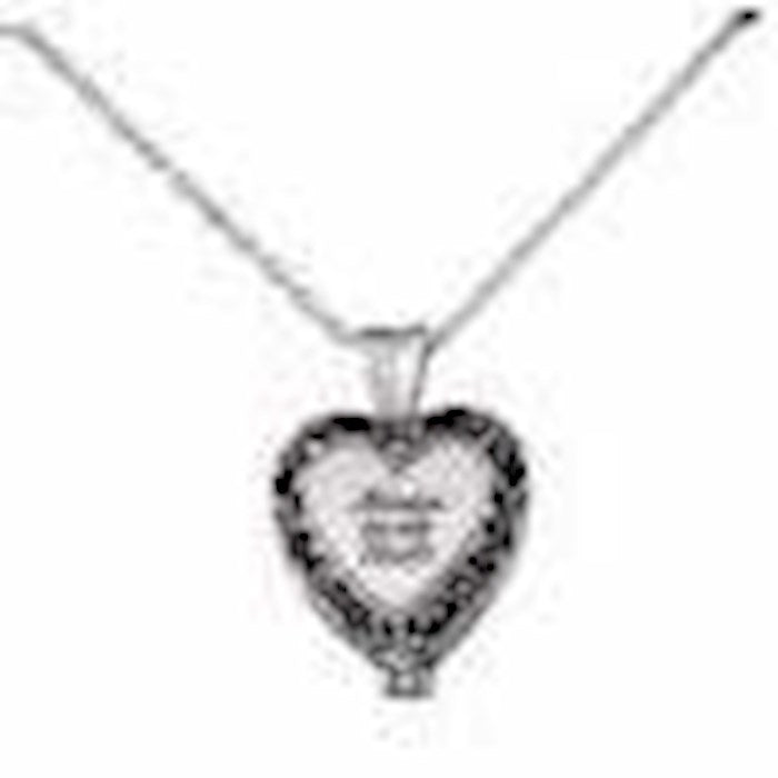 Locket-Always In My Heart Memorial Heart w/Vial (24&quot;)