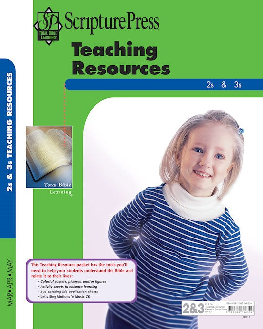 Scripture Press Spring 2026: 2s &amp; 3s Teaching Resources (