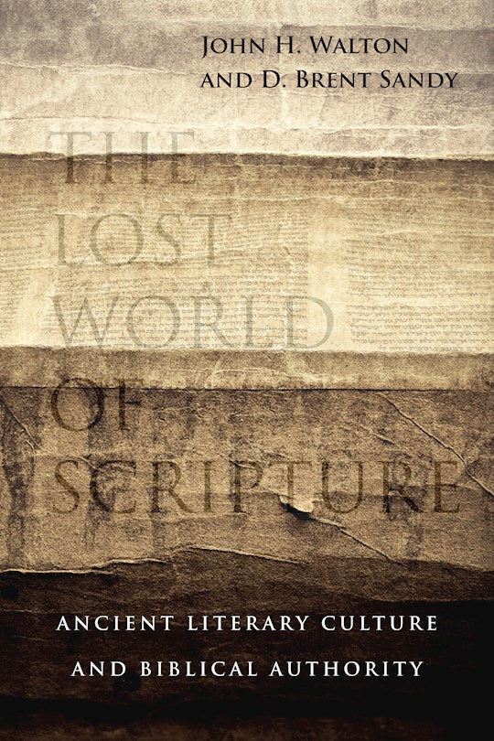 The Lost World Of Scripture