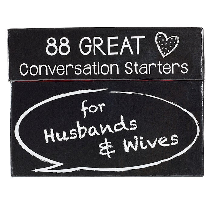 Conversation Starters-88 Great Conversation Starters For Husbands &amp; Wives