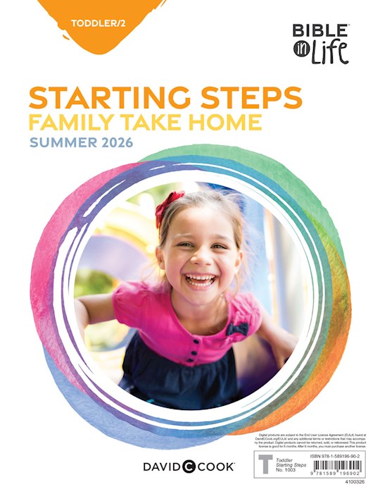 Bible-In-Life/Echoes/Reformation Press Summer 2026: Toddler/2 Starting Steps (Craft/Take Home) (