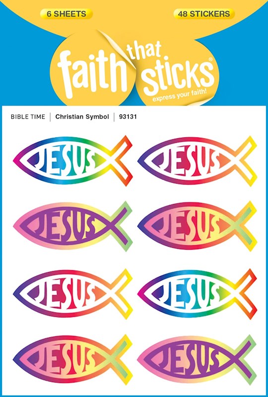 Sticker-Christian Symbol (6 Sheets) (Faith That Sticks)
