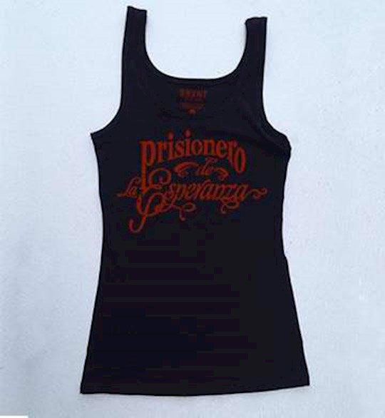 SPANISH-Tee Shirt-Prisoner Of Hope-Womens Tank-Medium-Black/Red