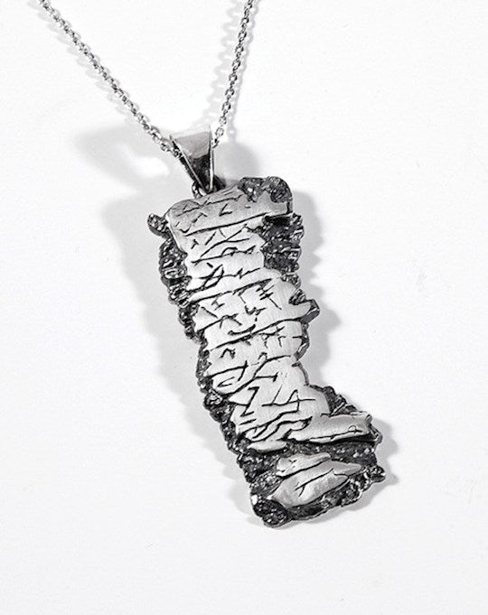 Necklace-Aarons Blessing (Numbers 6:23-27) w/Chain-Silver Plated (