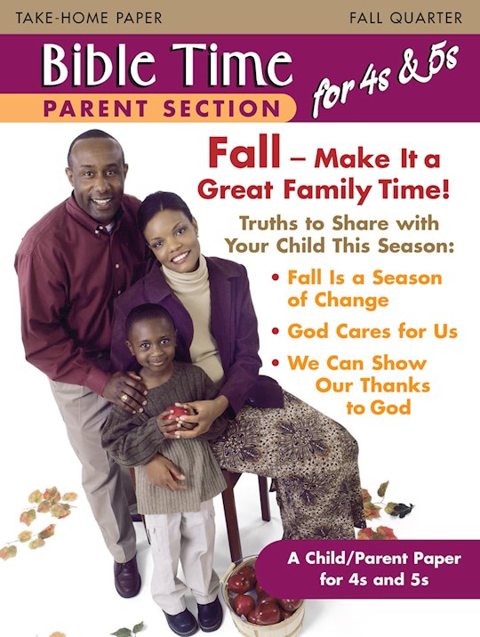 Accent/Scripture Press Fall 2025: 4s &amp; 5s Bible Times (Take Home) (