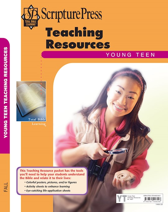 Scripture Press Fall 2026: Young Teen Teaching Resources (