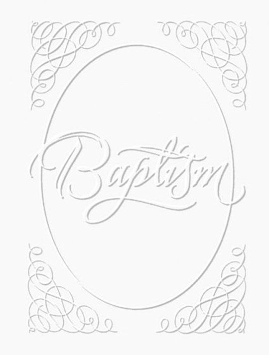 Certificate-Baptism (Silver Foil Embossed Premium Stock) (Pack of 6)