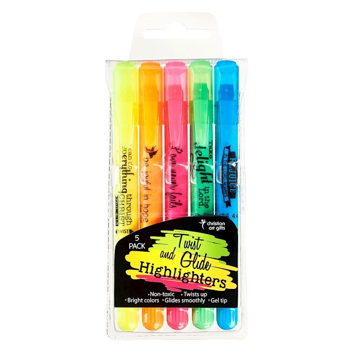 Highlighter Set-Twist &amp; Glide (Set Of 5)