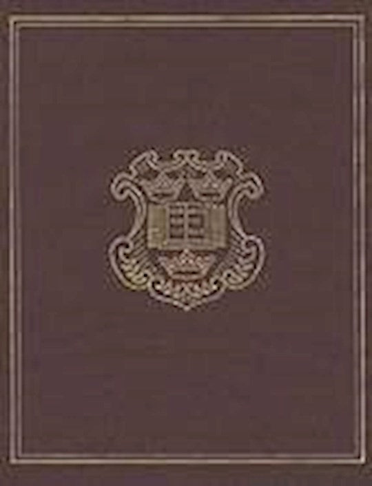 KJV 1611 400th Anniversary Bible-Hardcover w/Burgundy Genuine Leather Covering