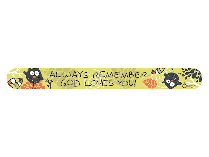 Fingernail File-Always Remember-God Loves You! (Pack Of 72)