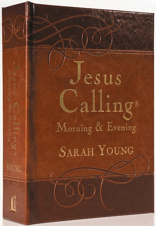Jesus Calling Morning &amp; Evening Devotional-Leathersoft