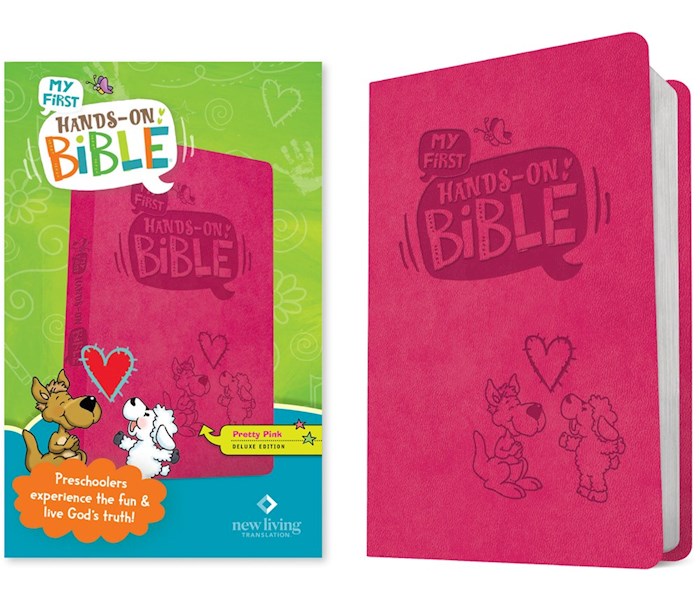 NLT My First Hands-On Bible-Pretty Pink LeatherLike