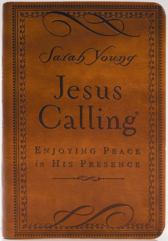 Jesus Calling (Deluxe Edition)-Brown LeatherSoft