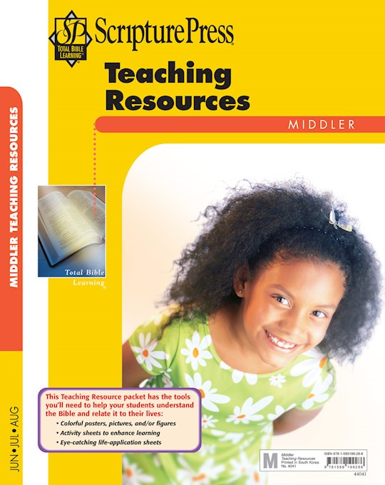Scripture Press Summer 2026: Middler Teaching Resources (