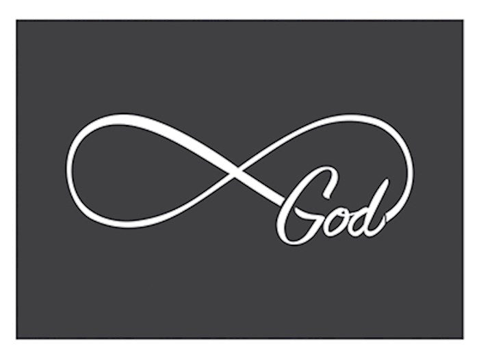 Auto Decal-Vinyl-Infinity-God-White (6 x 2.25)