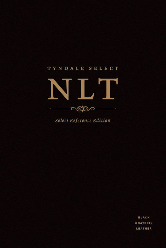 NLT Select Reference Edition-Black Goatskin Leather Indexed