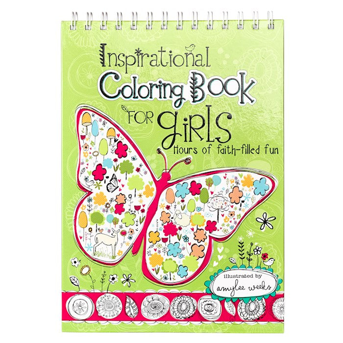 Inspirational Coloring Book For Girls