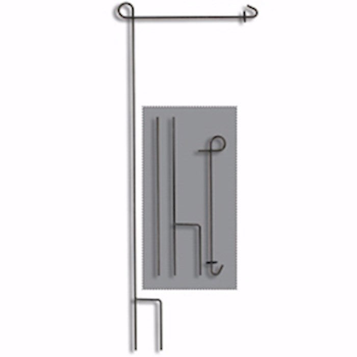 Stake-Garden Flag Stand-3 Piece w/Poly Bag &amp; Header (40")