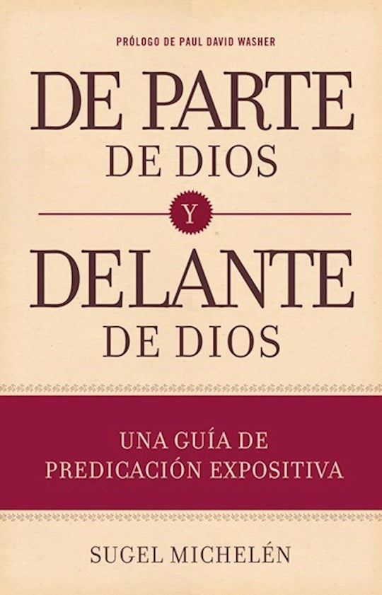 Departe de Dios y Delante de Dios (On Behalf Of God And Before God)