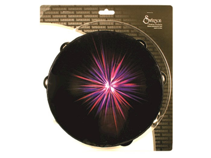 Instrument-Tambourine-Starburst-Purple (8 Pairs Of Cymbals)  (10")