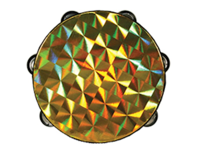 Instrument-Tambourine-Goldtone (6 Pairs Of Symbols) (8&quot;)