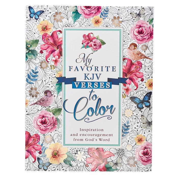 My Favorite KJV Verses Adult Coloring Book