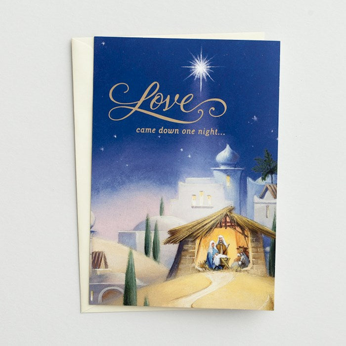 Boxed Card-Christmas-Love Came Down-John 3:16 Kjv (Box Of 18) (2024)