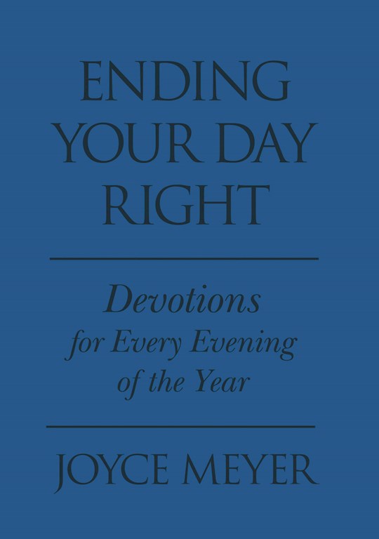 Ending Your Day Right-Blue Euroluxe Imitation Leather