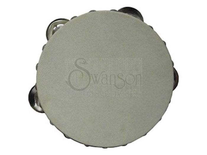 Instrument-Tambourine-6 Single Row w/Heavy Duty Skin