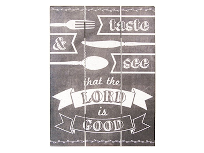 Wall Art-Chalkboard-Taste &amp; See