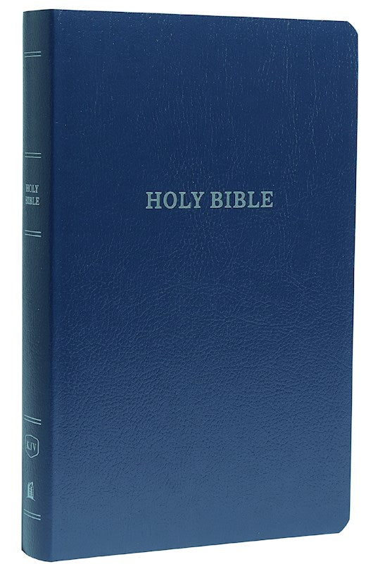 KJV Gift &amp; Award Bible (Comfort Print)-Navy Blue Leatherflex