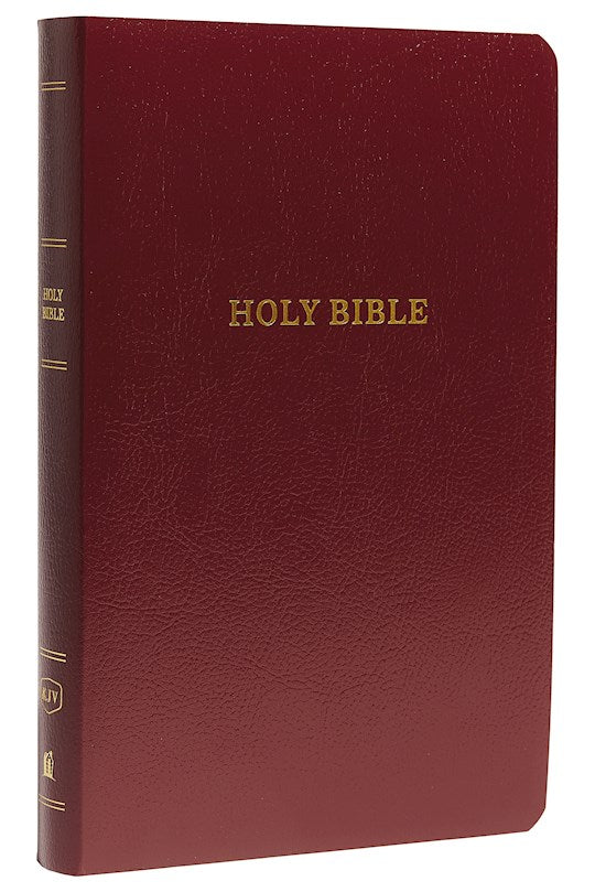 KJV Gift &amp; Award Bible (Comfort Print)-Burgundy Leatherflex