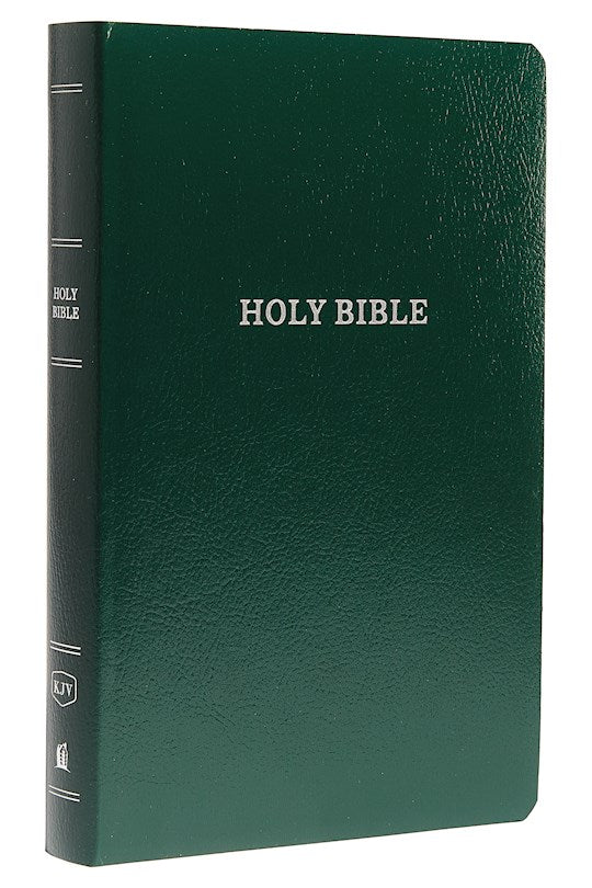 KJV Gift &amp; Award Bible (Comfort Print)-Hunter Green Leatherflex