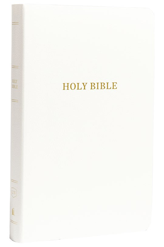 KJV Gift &amp; Award Bible (Comfort Print)-White Leatherflex