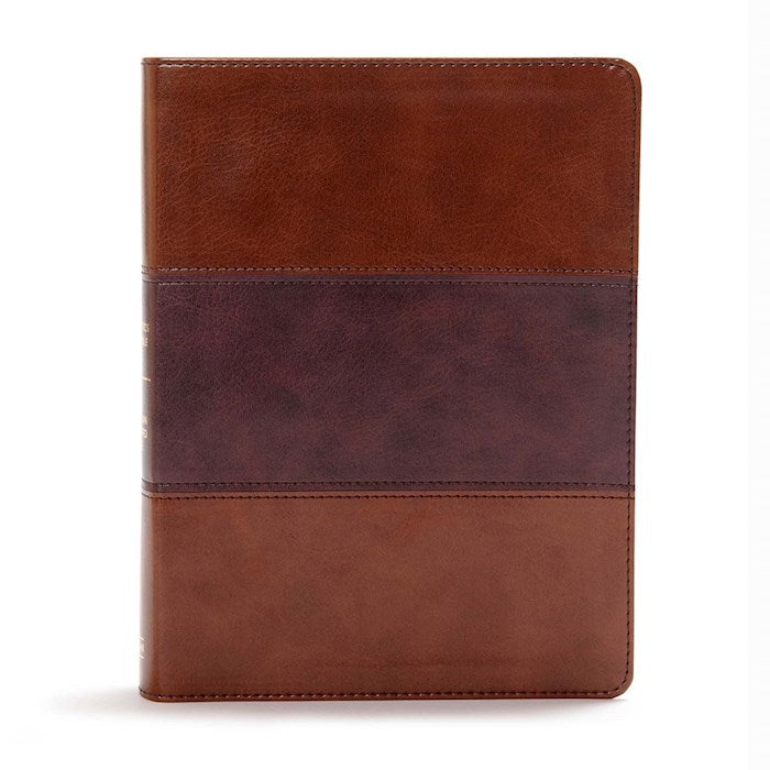 CSB Apologetics Study Bible-Mahogany LeatherTouch