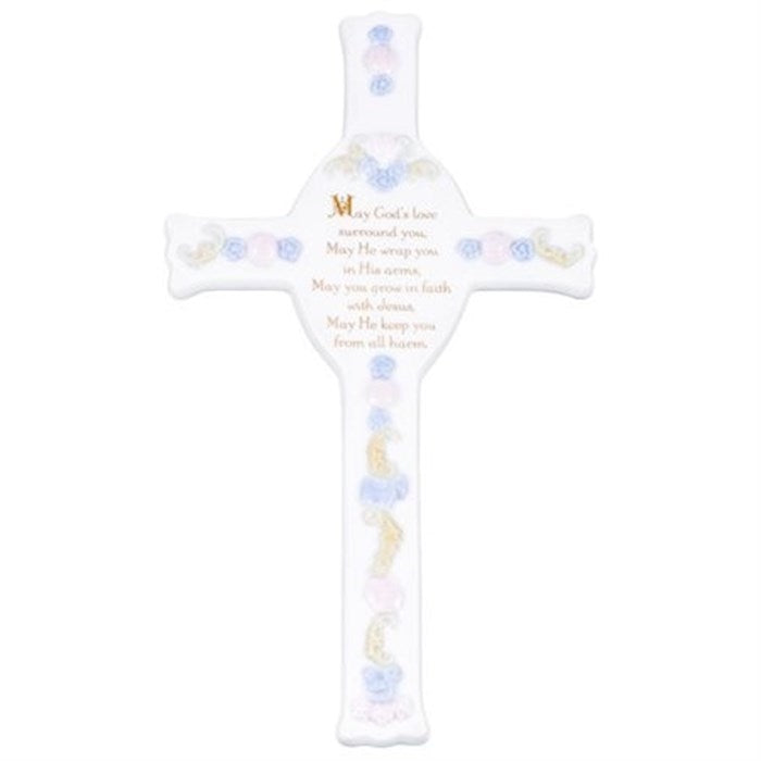 Wall Cross-Baptism-May God&