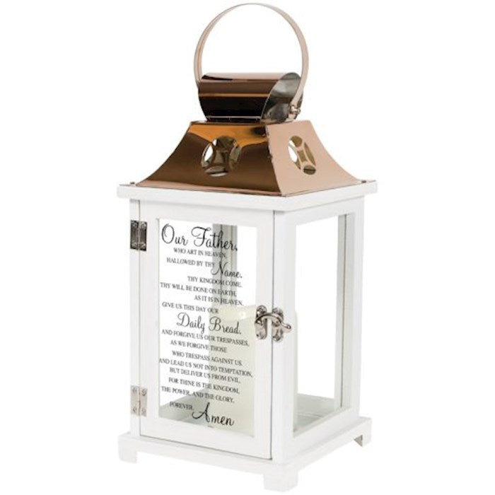 Lantern w/Flameless LED Candle &amp; Timer-Light The Way Memorial/Lord&