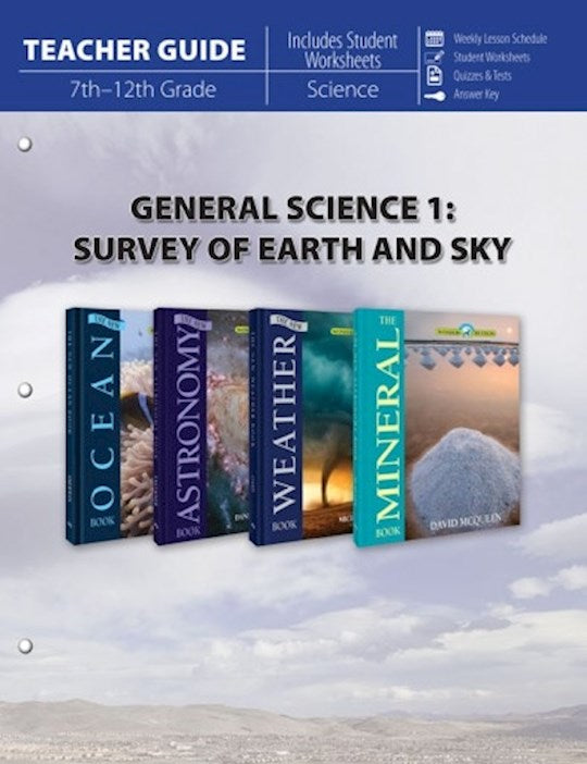 Master Books-General Science 1: Survey Of Earth &amp; Sky Teacher Guide