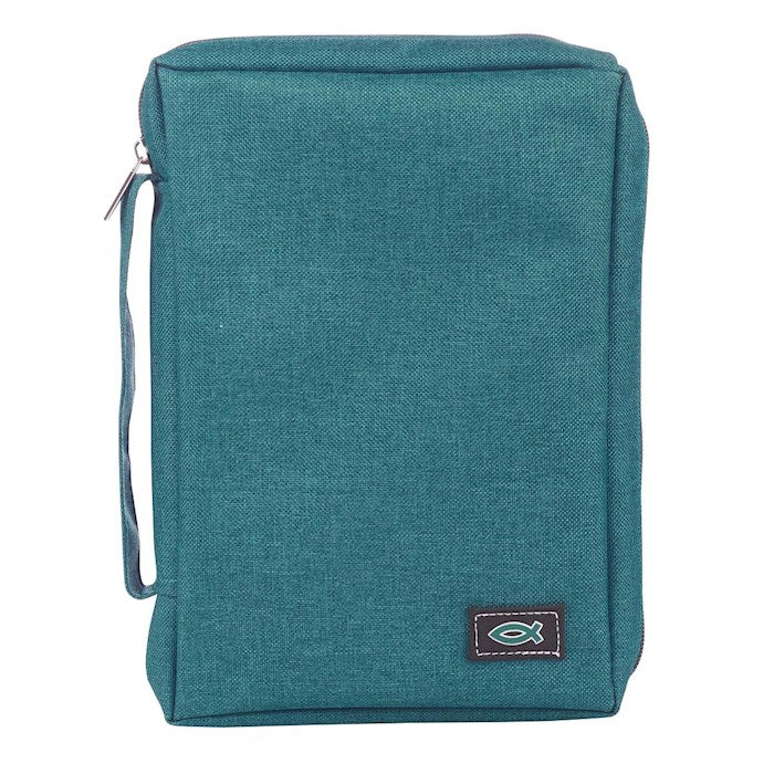 Bible Cover-Value-Fish-Blue-LRG