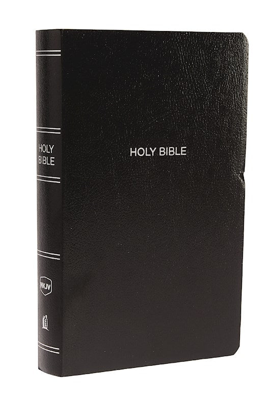 NKJV Gift &amp; Award Bible (Comfort Print)-Black Leatherflex